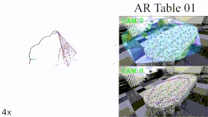 Plane-regularized VIO on the RPNG AR Table dataset